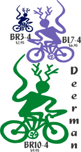 Bike Deerman Sticker