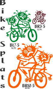 Bike Splats Sticker